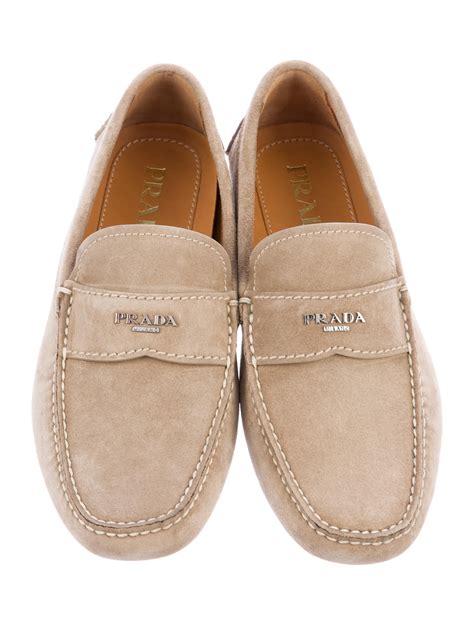 prada suede loafer style pumps|prada suede loafers men's.